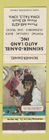 Matchbook Cover - Skinner Pontiac Cadillac Buick Oldsmobile GMC Iowa Falls IA