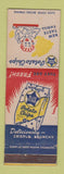 Matchbook Cover - Blue Star Potato Chips Rockford IL popcorn WEAR