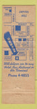 Matchbook Cover - Hertz Car Rentals Harrisburg PA