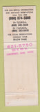 Matchbook Cover - Econo Car Rentals Cincinnati OH