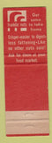 Matchbook Cover - Blue Grass Lounge Franklin Foods Nuts Ann Arbor Detroit MI