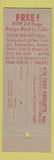 Matchbook Cover - Vita Party Snacks Herring Fillets