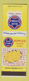Matchbook Cover - Blue Star Potato Chips Rockford IL popcorn WEAR
