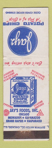 Matchbook Cover - Jays Potato Chips Chicago IL
