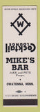 Matchbook Cover - Mike's Bar Owatonna MN SAMPLE