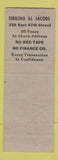 Matchbook Cover - Al Jacobs' Clothes SAMPLE