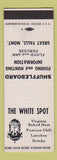 Matchbook Cover - The White Spot Great Falls MT shuffleboard SAMPLE