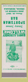 Matchbook Cover - Jimmy James Sportsman Bar Omaha NE pheasant? SAMPLE