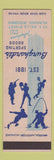 Matchbook Cover - Burghardt's Sporting Goods Milwaukee WI SAMPLE