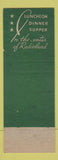 Matchbook Cover - Les Comiques Hollywood Plaza Hotel CA SAMPLE