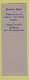 Matchbook Cover - Aceweld Welding Chicago IL SAMPLE