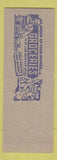 Matchbook Cover - Grooms Superette Grocery  SAMPLE
