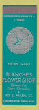 Matchbook Cover - Blanche's Flower Shop SAMPLE