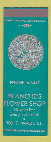 Matchbook Cover - Blanche's Flower Shop SAMPLE