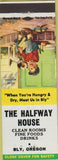 Matchbook Cover - Halfway House Bly OR