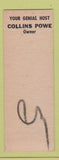 Matchbook Cover - Bird Cage Tavern St Louis MO SAMPLE