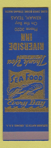 Matchbook Cover - Riverside Inn Kemah TX SAMPLE