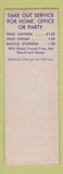 Matchbook Cover - Kiki's Restaurant Traverse City MI SAMPLE