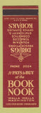 Matchbook Cover - Book Nook Walla Walla WA Drug Store SAMPLE