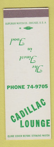 Matchbook Cover - Cadillac Lounge SAMPLE