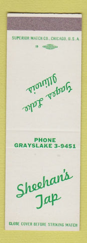 Matchbook Cover - Sheehan's Tap Gages Lake IL SAMPLE