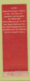 Matchbook Cover - Shell oil gas Center Service Monroe NC