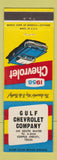 Matchbook Cover - 1958 Chevrolet Gulf Corpus Christi TX