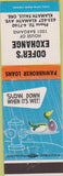 Matchbook Cover - Cofer's Exchange Klamath Falls OR