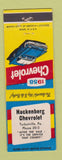 Matchbook Cover - 1958 Chevrolet Hackenberg Turbotville PA