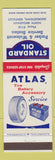 Matchbook Cover - Standard oil gas Georgetown KY Atlas Tires