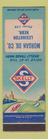 Matchbook Cover - Skelly oil gas Morgan Oil Lexington NE