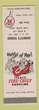 Matchbook Cover - Evertt's Texaco oil gas Park Rapids MN