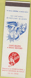 Matchbook Cover - Cafe Seleto Santo Antonio De Padua Brazil SAMPLE
