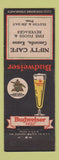 Matchbook Cover - Budweiser Beer Nifty Cafe Concordia KS