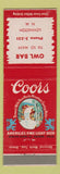Matchbook Cover - Coors Beer Owl Bar Lovington NM