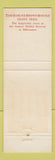 Matchbook Cover - Schlitz Beer Brown Bottle Milwaukee WI