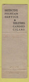 Matchbook Cover - Kaufman Drug New York City Rockefeller Center WEAR