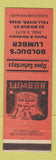 Matchbook Cover - Bolduc's Lumber Fall River MA RED