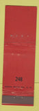 Matchbook Cover - 248 Crown Match Los Angeles CA WEAR