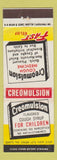 Matchbook Cover - Creomulsion Cough Syrup DD Bean