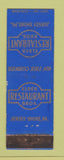Matchbook Cover - Elder Bros Restaurant Jersey Shore PA WEAR