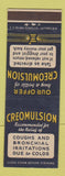 Matchbook Cover - Creomulsion for Coughs