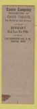 Matchbook Cover - Casco Laxatives