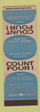Matchbook Cover - Cout Four Antacid DD Bean SAMPLE