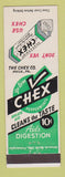 Matchbook Cover - Chex Gum Philadelphia PA