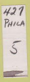 Matchbook Cover - Chex Gum Philadelphia PA