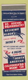 Matchbook Cover - North American Airlines Douglas Planes