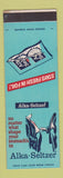 Matchbook Cover - Alka Seltzer Antacid SAMPLE