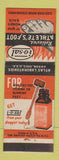 Matchbook Cover - I-O Sal for Athlete's Foot Atlas Labs Akron OH