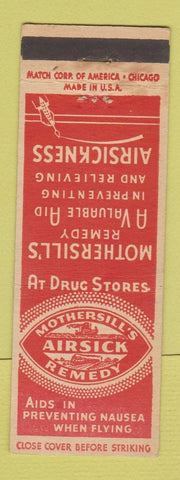 Matchbook Cover - Mothersill's Airsick Remedy
